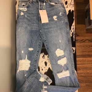 REVICE distressed boyfriend jeans Size 26